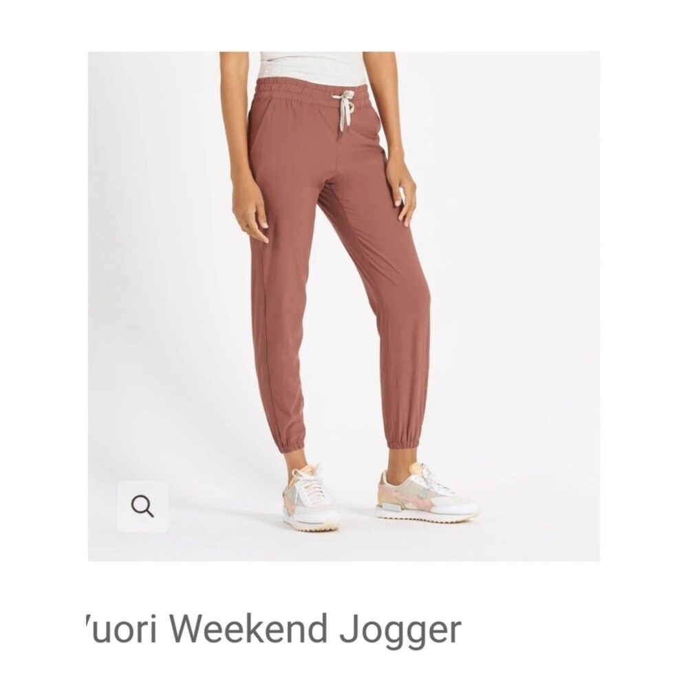 Vuori Weekend Jogger Women’s Rosewood Terracotta Track Pants